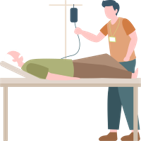 入院・看護のイラスト